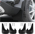 4PCS Car Mud Flaps, 12"×8.5" Universal Bendable Auto Splash Guards Set with Screws, Flexible Vehicle Front & Rear