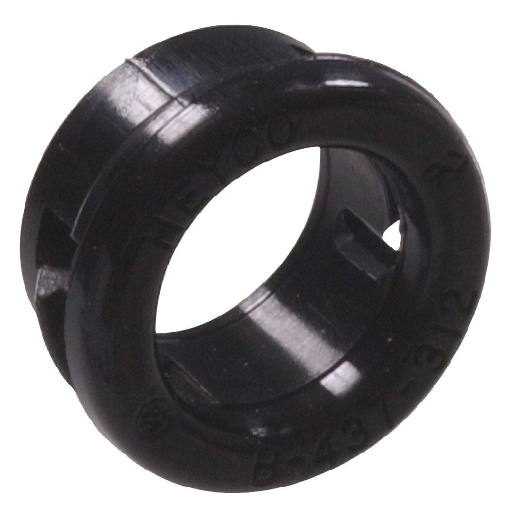 Hillman Snap Bushing, Nylon, Black, 3/8 Inch", 20-Pack 58154