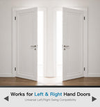 6 Pack Self Closing Door Hinges, 4.5" x 4.5" Spring Loaded Hinges