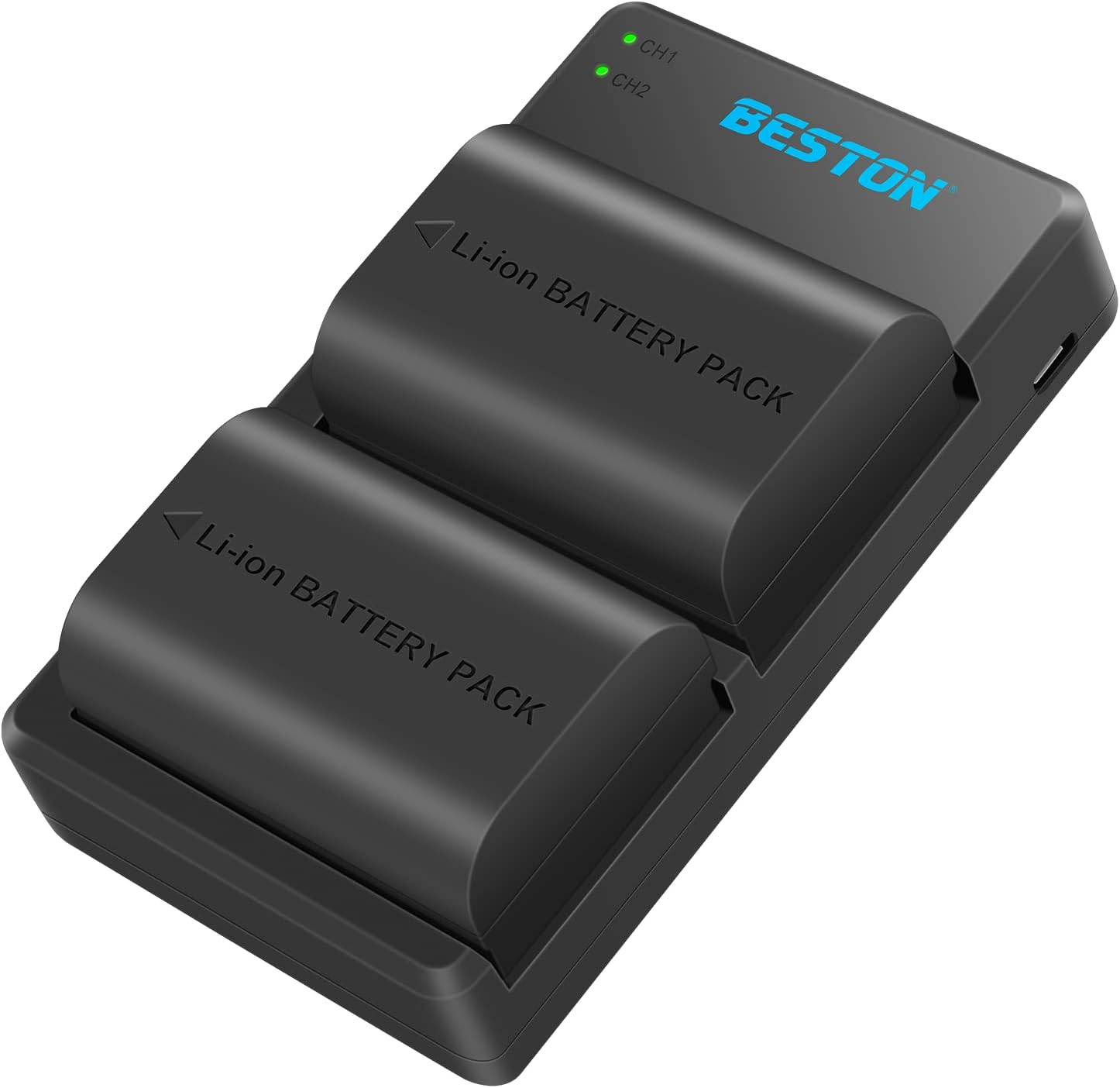 2-Pack of LP-E6N Batteries and Dual Battery Charger for Canon EOS R, R5,R6,R6 Mark II, EOS 60D 70D 80D 90D, 5D Mark