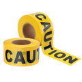 2-Pack Yellow Caution Tape Roll, 3" x 1000' Warning Safety Tape | Bright Hi-visibility Print, Warning Tape Roll