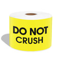 3" X 5" Do Not Crush Shipping Stickers (500 Stickers, 1 Roll)