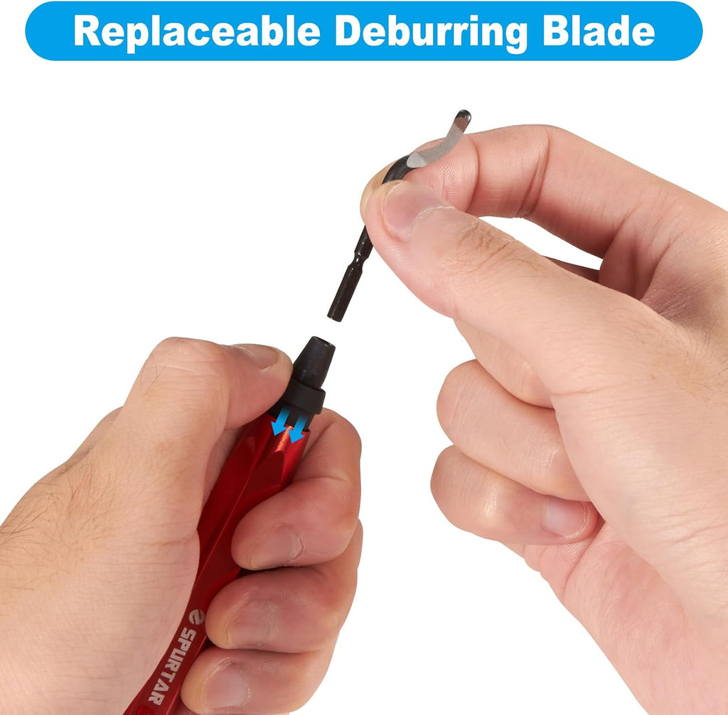 4pcs Pipe Cutter Tool Set with Deburring Tool for Copper Tubing | 3pcs Tubing Cutter 1/2" 3/4" 1" and 1pc Deburring
