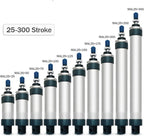 Pneumatic Cylinders Double Acting Mini Bore Compact Air Cylinder