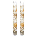 JXDXHCW 2 Pack Golden Jasmine Flower Refrigerator Handle Covers for Kitchen Appliances, Fridge Handle Covers Set of 2 Washable