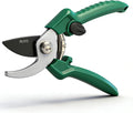 Bypass Pruning Shears, 3/8-Inch Cut Capacity Garden Clippers, Gardening Scissors with Sharp, Rust Resistant Steel