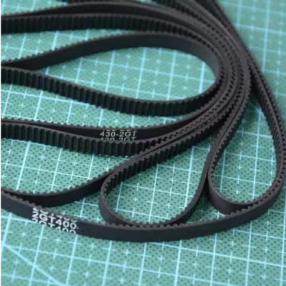 2GT Timing Belt GT2 Closed Loop Rubber Belts for Pulley,3.5mm Width(5PCS),210mm