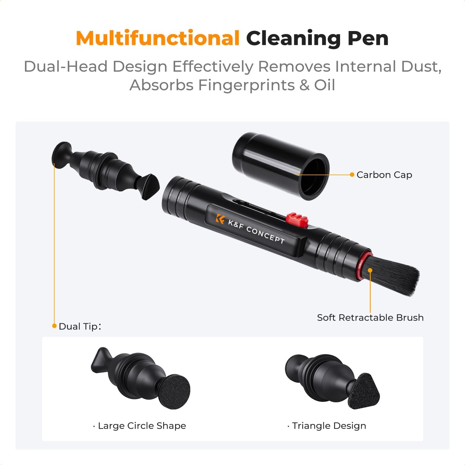 10-in-1 Photo Camera Cleaning Kit for Lensc,Camera, Cell Phones | Strong Blower with Short & Long Nozzle,Safe
