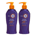 Miracle Shampoo Plus Keratin, 10 fl. oz. (Pack of 2)