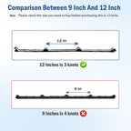 12 in Inside Classic Rib Profile Foam Closure Strips for Metal Roofing