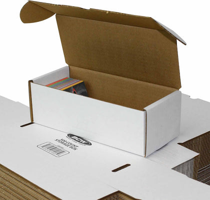 500 Count Cardboard Card Storage Box – 10 Pack | Bulk Trading Card Box for Sports & TCGs | Holds 450 Standard or 720