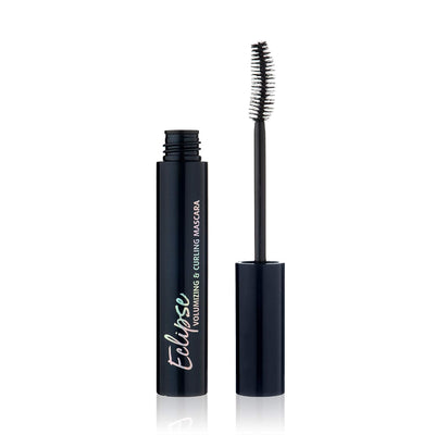 Eclipse Volumizing & Curling Mascara - Black - Volumizing & curling vegan tubular mascara that won't smudge, yet