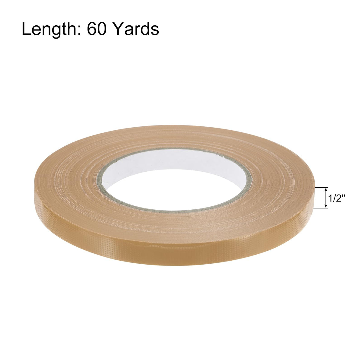 Colorful Craft Gaffers Tape Rolls Brown 1/2"x60 Yards Matte DIY