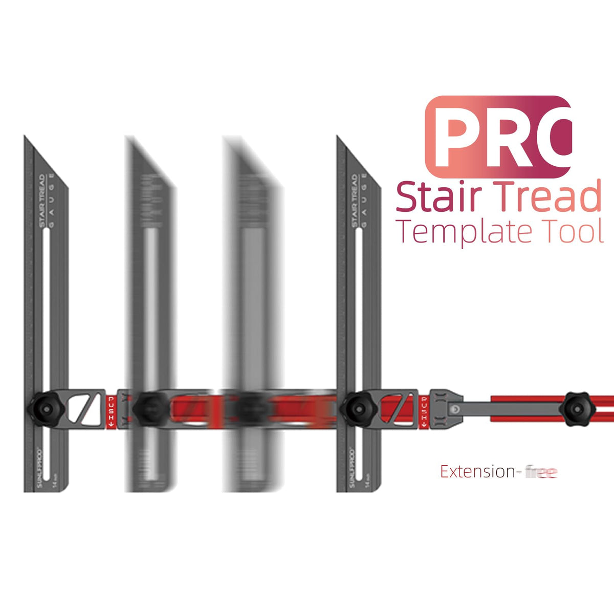 Stair Tread Template Tool - Upgrade Stair Tread Tool, Stair Measuring Tool