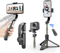 Gimbal Stabilizer for Smartphone ，with Retractable Selfie Stick and Tripod，1-Axis Multifunction Remote 360°Automatic