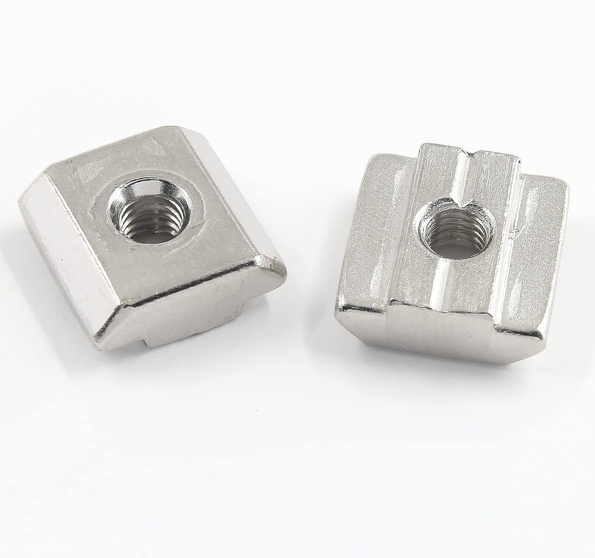3030 Series Sliding T Nuts, M6 Thread, 8mm T-Slot, 50 Pcs