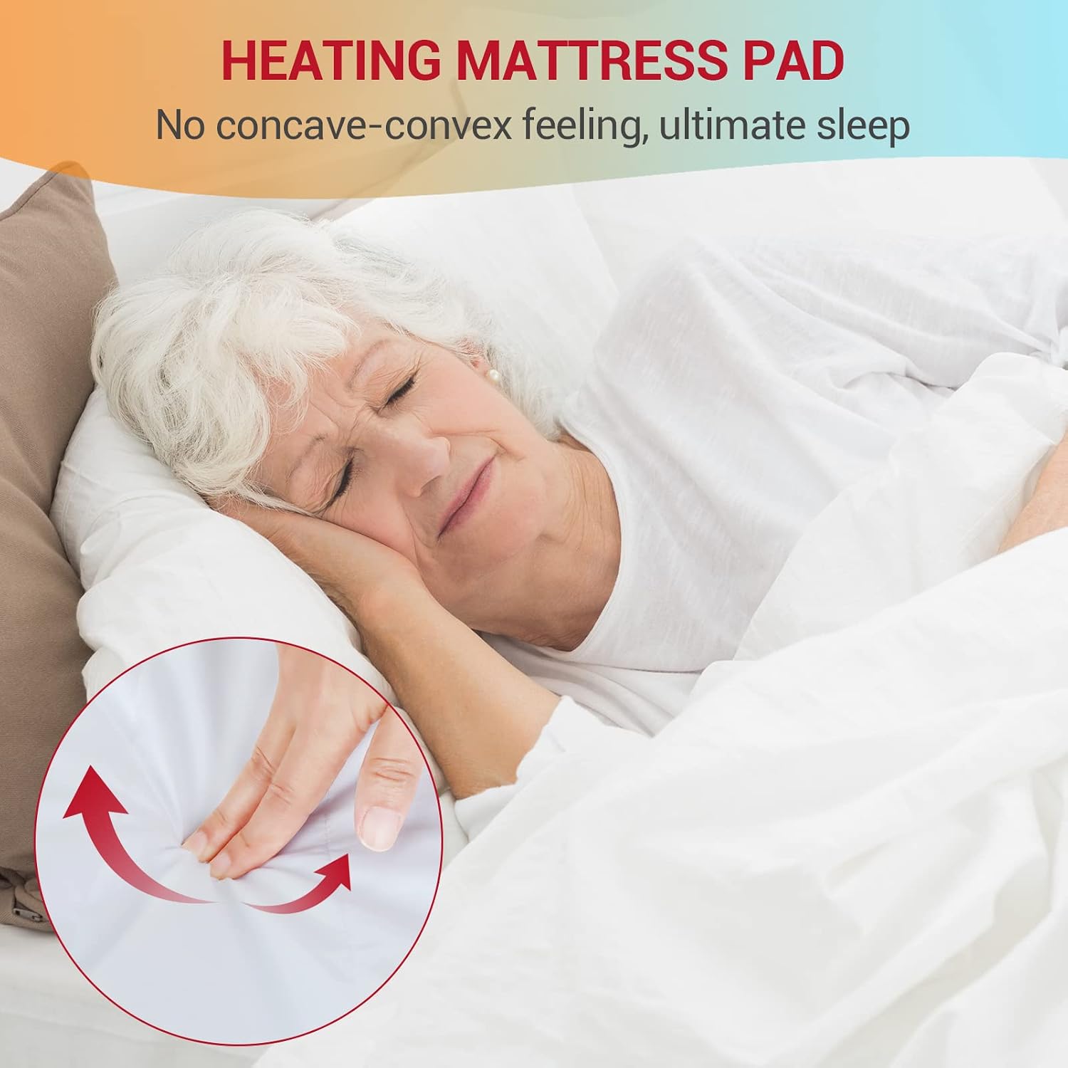 Heated Mattress Pad Mini Twin Size 31" x 55", Single Controller Quilted Electric Mattress Pads with 7- Layer