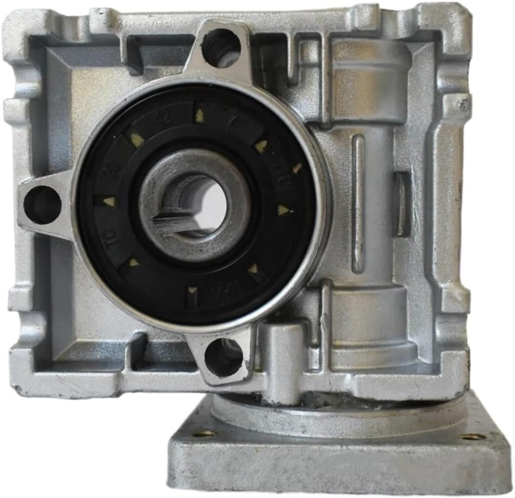 Worm Gear Reducer NMRV025 Worm Gear Reducer Stepper Motor Servo Special RV Square Motor Reducer Gearbox Reducer(57 Square Flange,Ratio50)