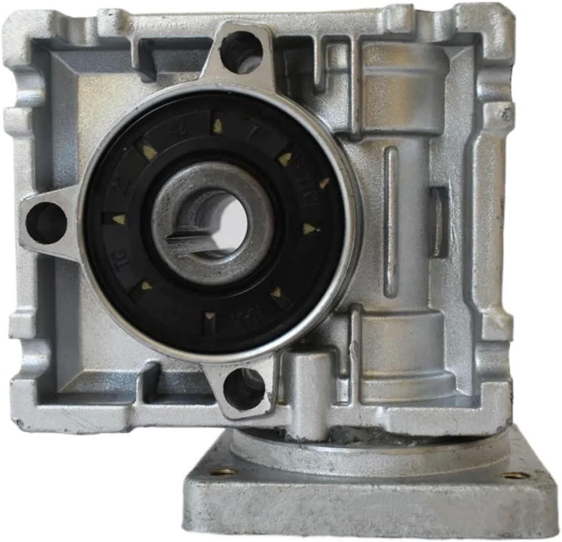 Worm Gear Reducer NMRV025 Worm Gear Reducer Stepper Motor Servo Special RV Square Motor Reducer Gearbox Reducer(57 Square Flange,Ratio50)