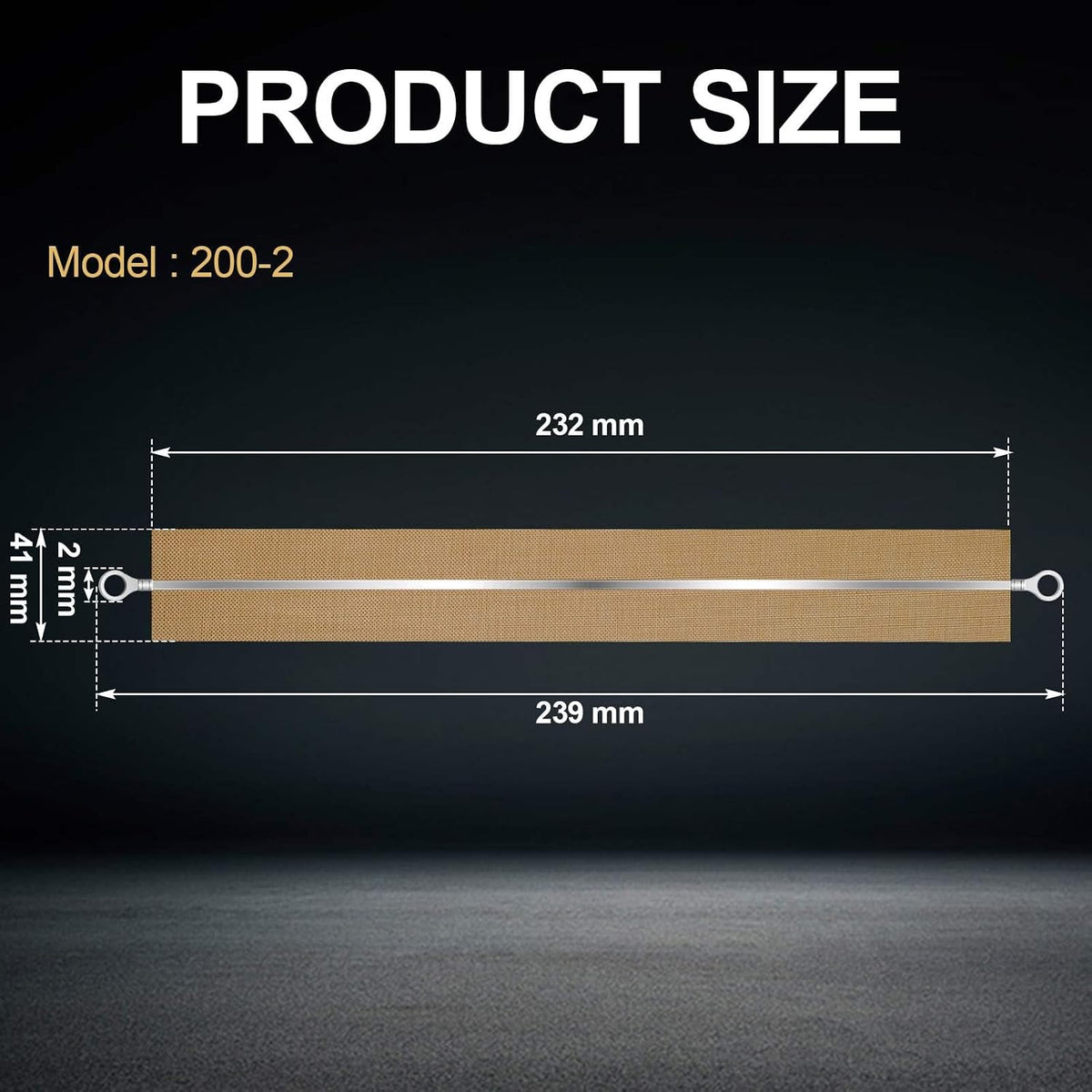 10 Pcs Impulse Sealer Replacement 8 In 2mm Heat Sealer Strip,200 mm