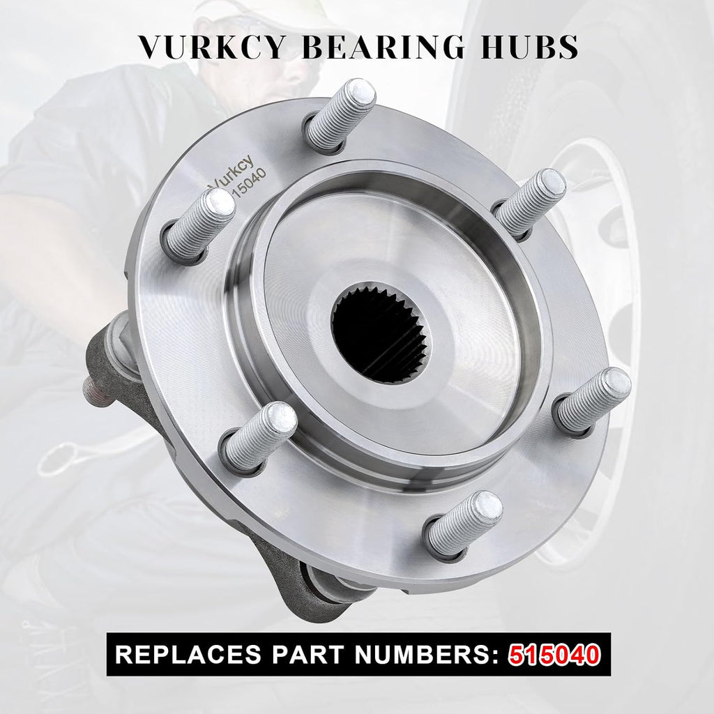 Vurkcy 950001 1x Front Wheel Bearing Hubs Assembly for Toyota Tacoma