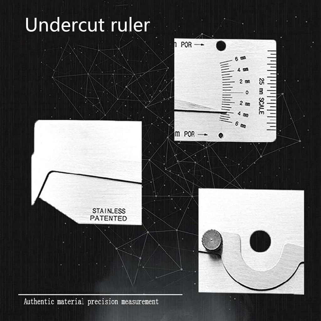 High-Precision Depth Guage Height Gauge Weld-Gage Biting for Router-Table Height Undercut Woodworking