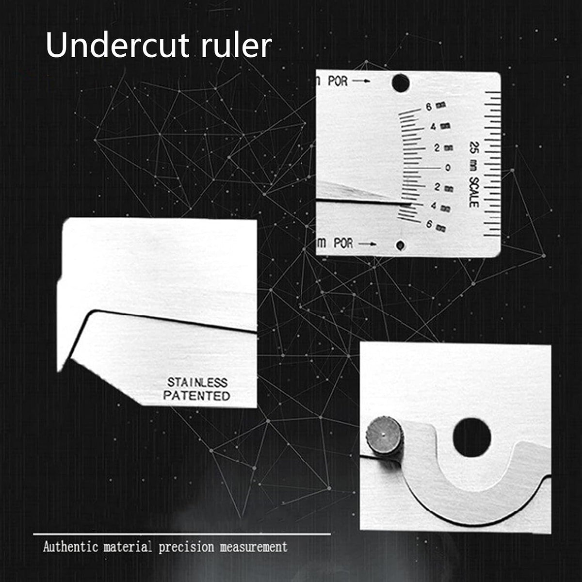 High-Precision Depth Guage Height Gauge Weld-Gage Biting for Router-Table Height Undercut Woodworking