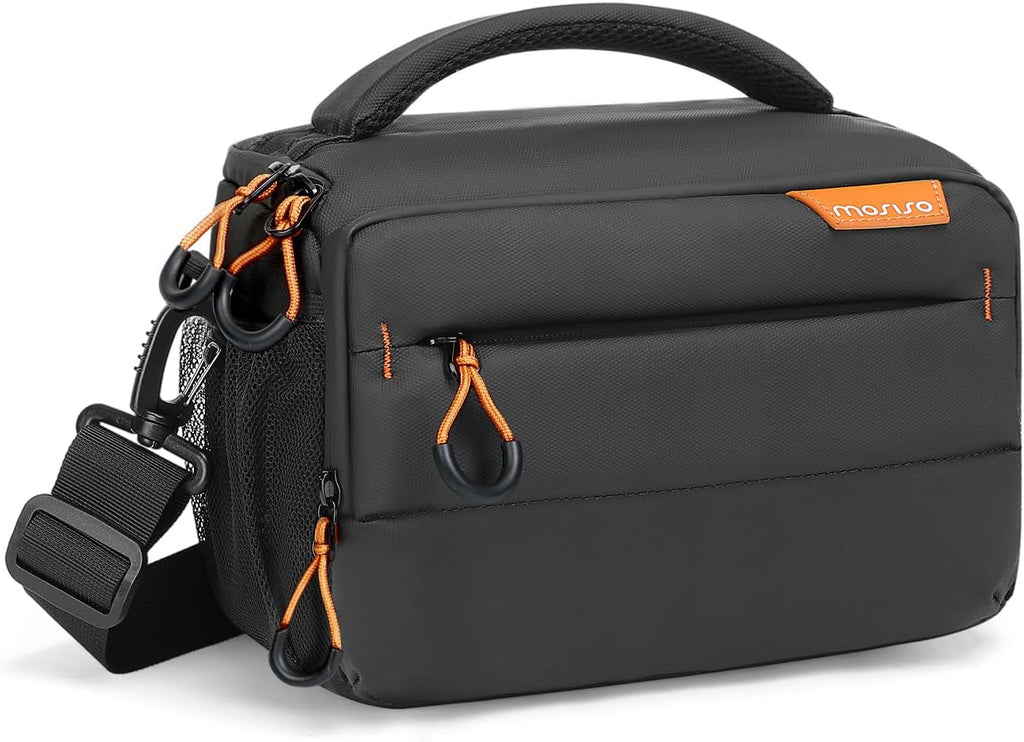 Small Camera Bag for Photographers, Camera Shoulder Bags, Black | DSLR/SLR/Mirrorless Cameras,Waterproof Crossbody