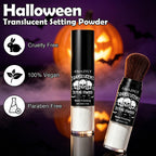 Translucent Loose White Setting Powder,Talc-Free Soft Matte Oil Control