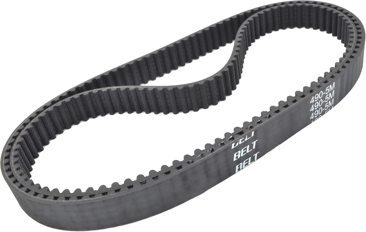 Generic 600-HTD5M-15 Timing Belt, 600mm Length, 5mm Pitch, 15mm Width, Synchronous Belt, HTD5M Endless Rubber Geared-Belt, Accessory Replacement Belt, 2pcs