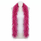 5 ply Hot Pink Ostrich Feather Boas.
