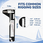 PT-3 Sailboat Rigging Tension Gauge, 4500 lb