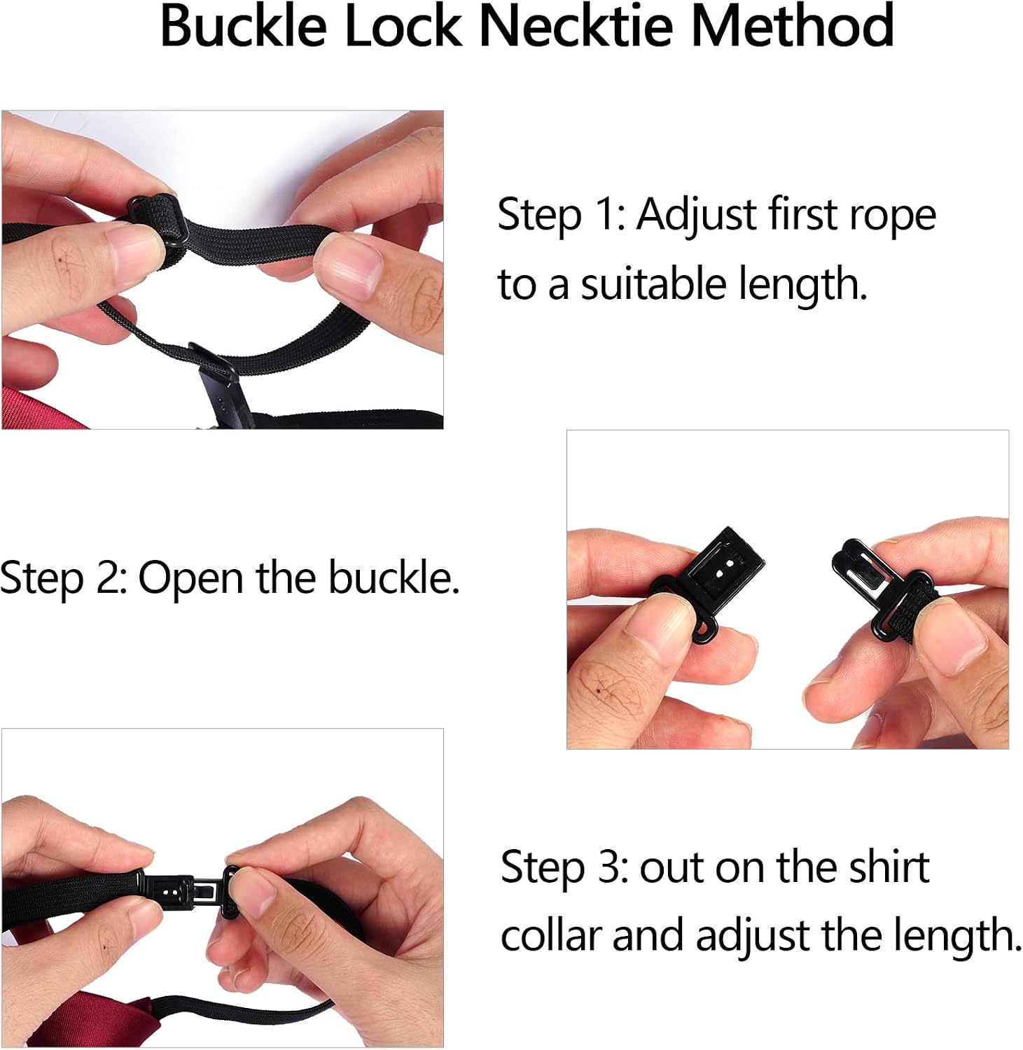 5pcs Boy's Necktie Pre-tied Adjustable Neck Strap Tie for Wedding Graduation School Uniforms