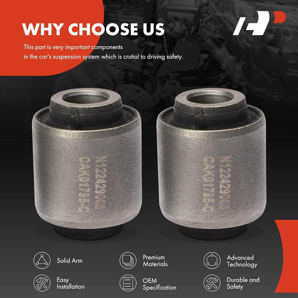 A-Premium Rear Control Arm Bushing, Compatible with Nissan