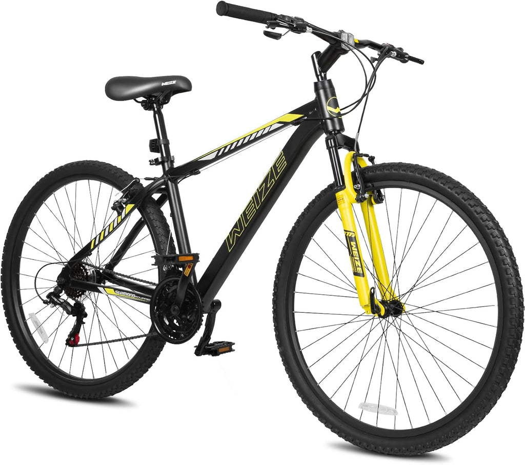 Hardtail Mountain Bike,29 Inch Wheels Outdoor Cycling Bike, 21-Speed Trigger Shifter, Aluminum Frame for Men and