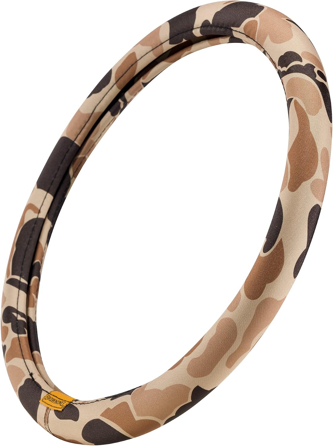 Universal Fit Steering Wheel Cover for Car, Truck, and SUV, Durable Steering Wheel Protection, Arms Co. (Tan Duck Camo)