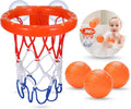 Bath Toys - Bathtub Basketball Hoop for Kids Toddlers - Bath Toys Shower Toys for Kids Ages 4-8,Suction Cup
