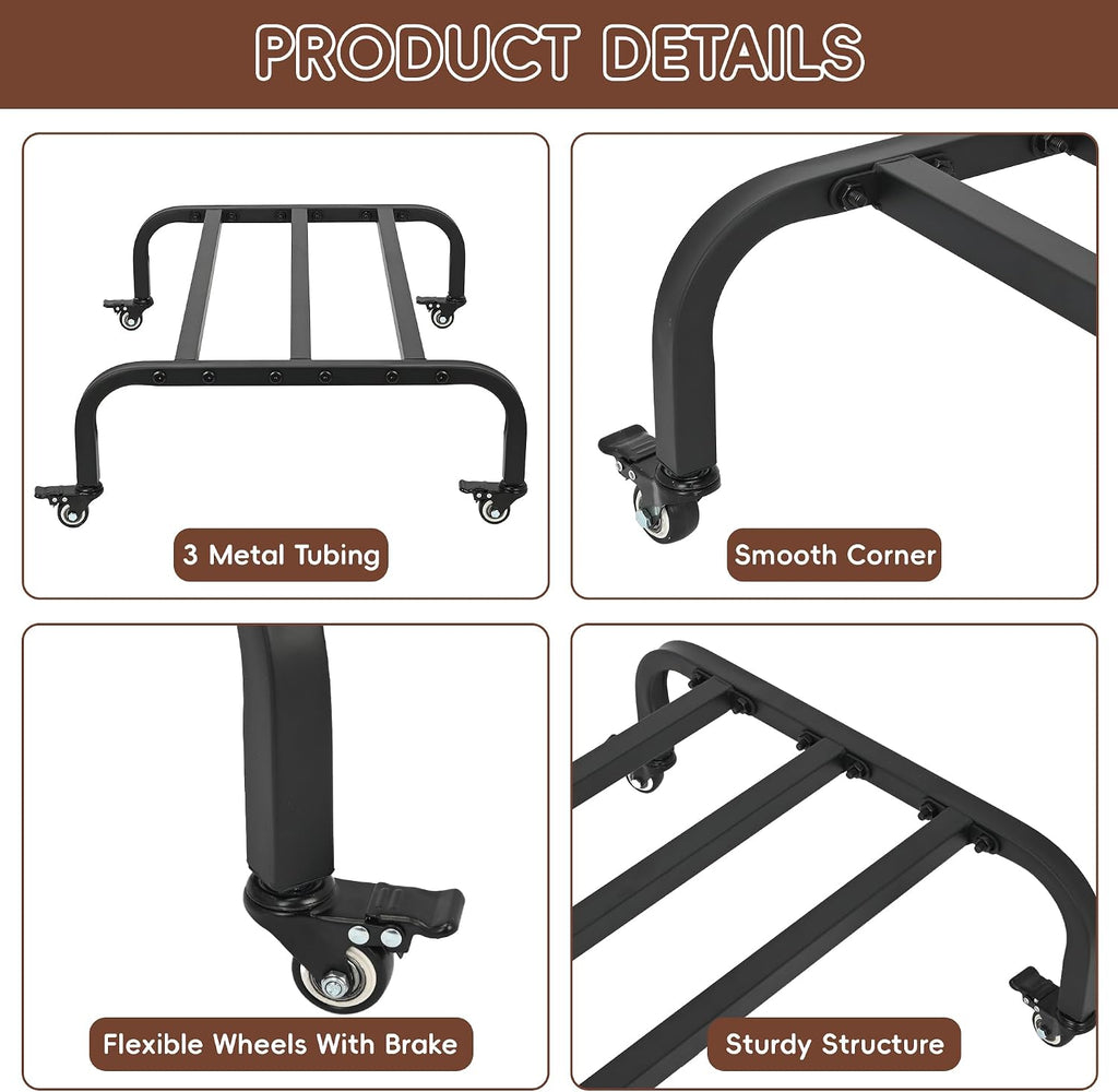 Tack Trunk Stand for Horse, 1" Metal Tubing, Max 330lbs Load Capacity
