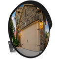 Large 24 Inch Convex Mirror for Blind Spots - Shatterproof Polycarbonate, 180° Wide View for Driveways