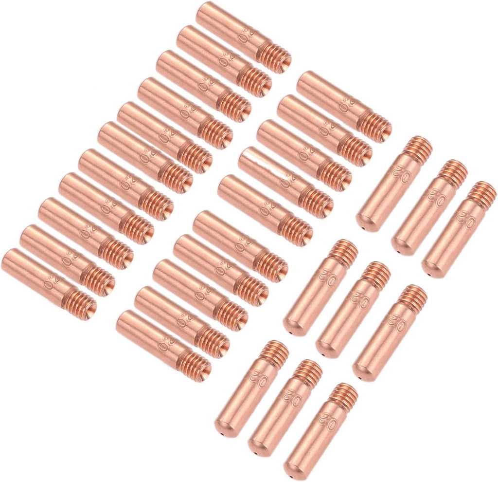 30Pcs MIG Welding Contact Tips 11-23 0.023" Replacement for Lincoln