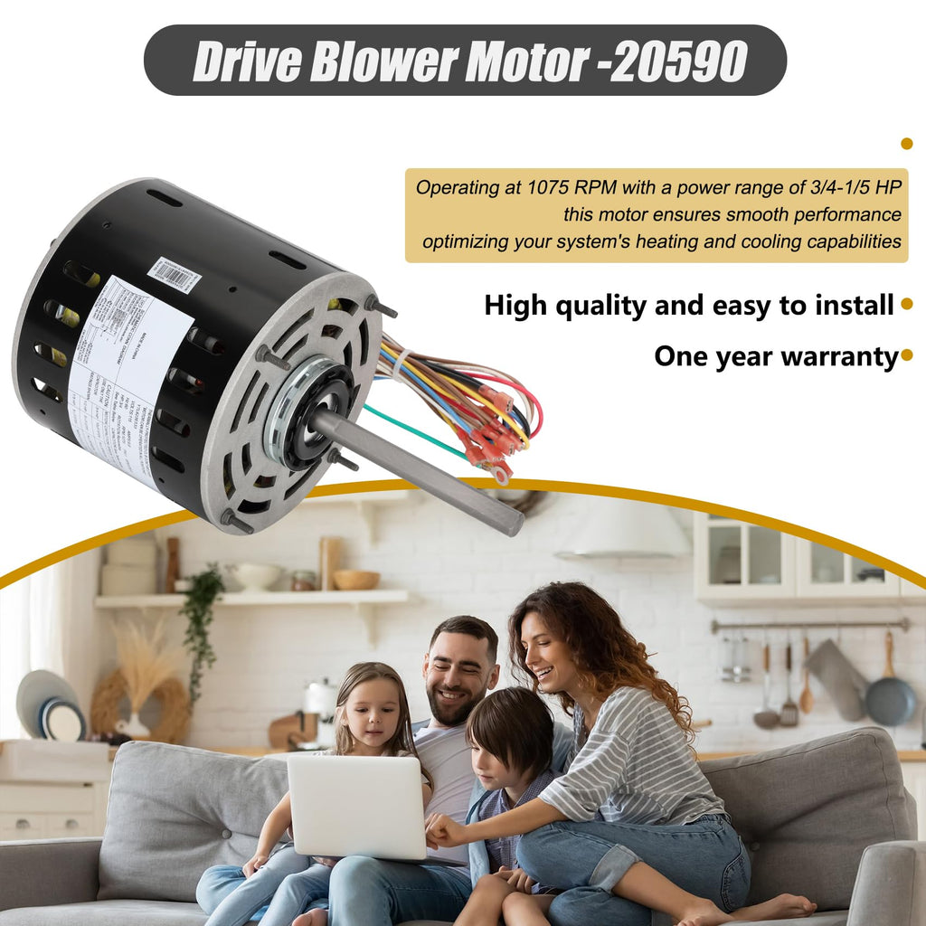 20590 Furnace Air Handler Blower Motor