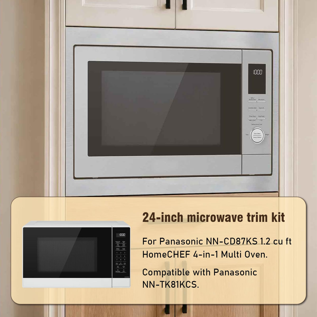 NN‑TK81KCS 24 Inch Microwave Trim Kit