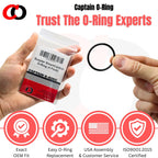 Captain O-Ring – Replacement O-Rings for Scepter SmartControl Gas Can Spout (4 Pack)
