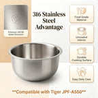 Rice Cooker Inner Pot 3 Cup Compatible with Tiger JPF-A550 Rice Maker