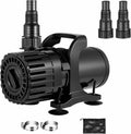 100W Pond Pump for Outdoor Ponds, 700-1800 GPH Adjustable Flow