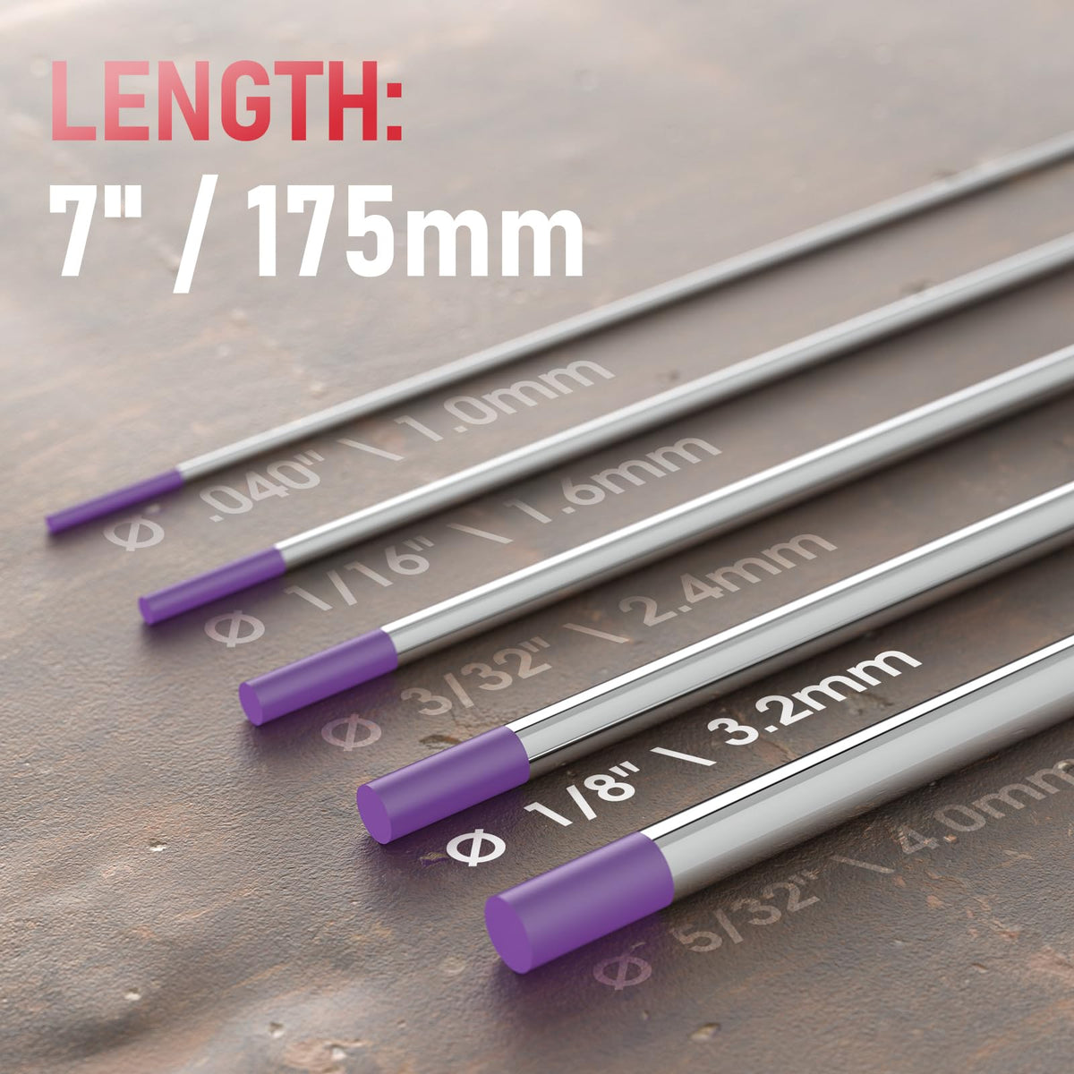 TIG Weld Tungsten Electrode NonRadioactive Comparable