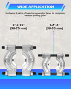 14Pcs Bearing Separator Puller Set, Bearings Splitters Puller Tool