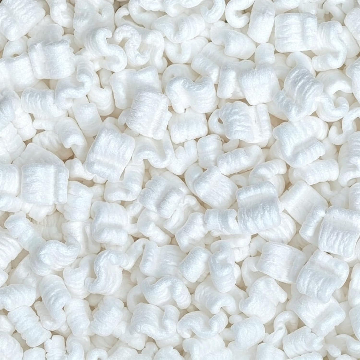 Biodegradable Anti-Static Packing Peanuts, 30 Gallons 4 Cu Ft S-Shaped Loose Fill, Eco Friendly Void Fill Protective