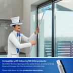 Window Squeegee Extension Pole, 4 Pieces Aluminum Pole, 54.3 inch