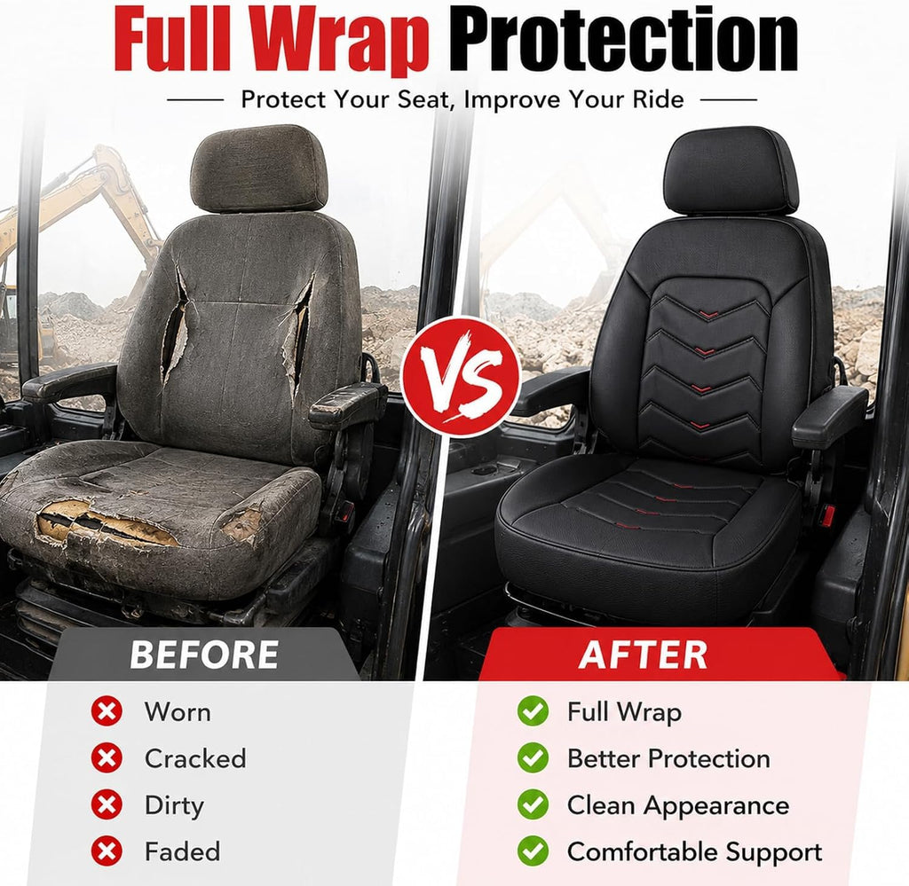 PHONTIDAYU Excavator Seat Cover for Bobcat E26 2010‑2026